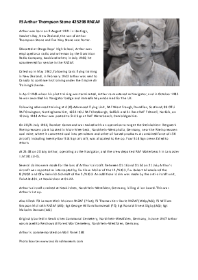 A preview of a PDF biography for Stone, Arthur Thompson